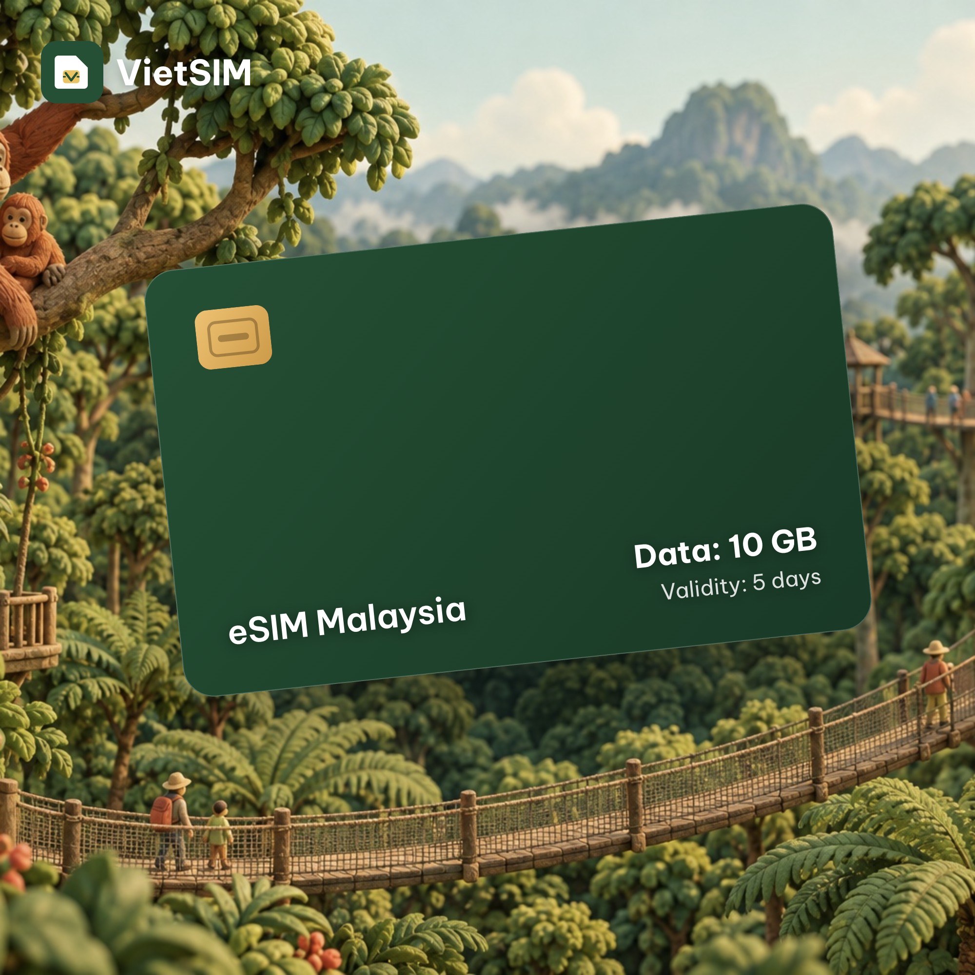 Malaysia eSIM 10GB 5 days
