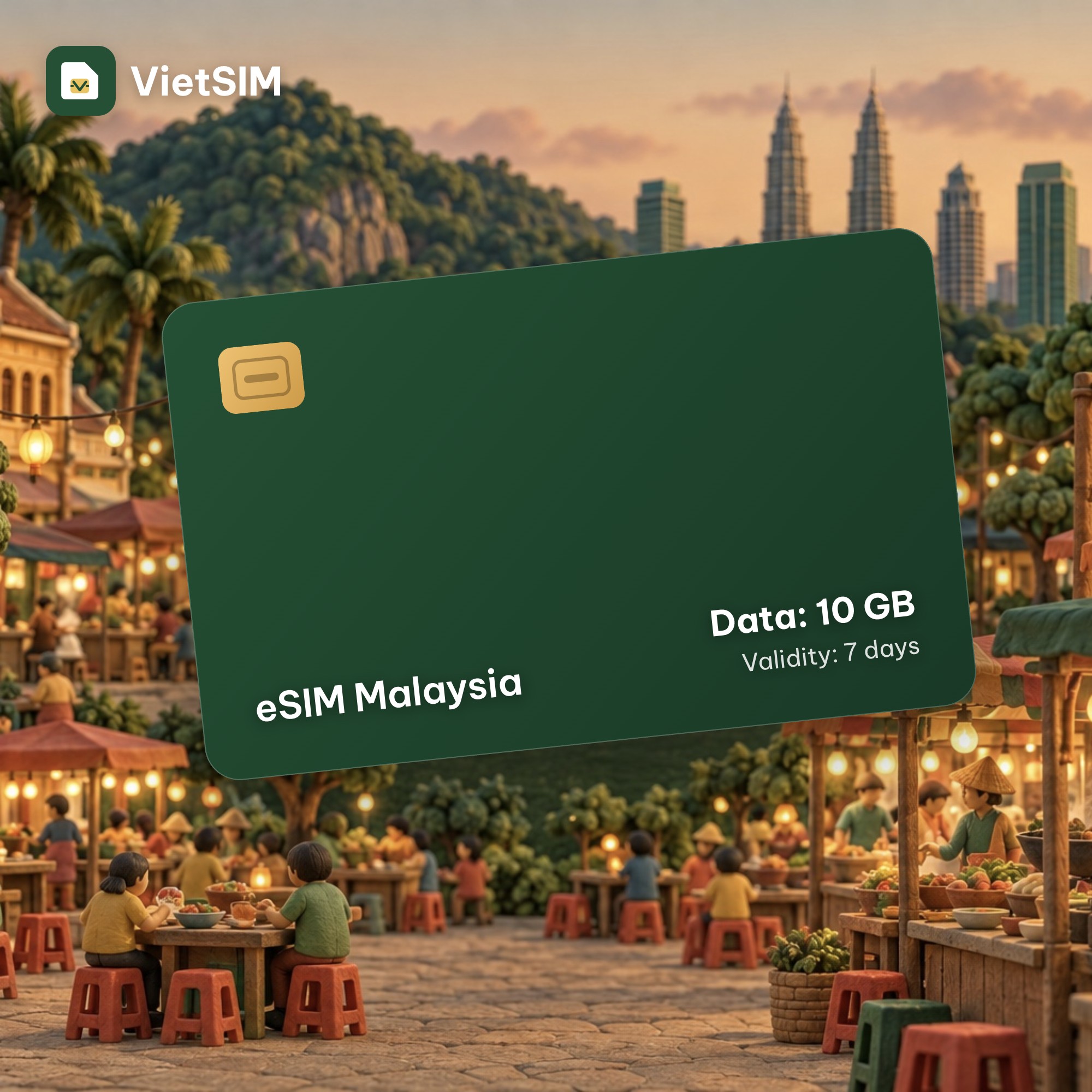 Malaysia eSIM 10GB 7 days