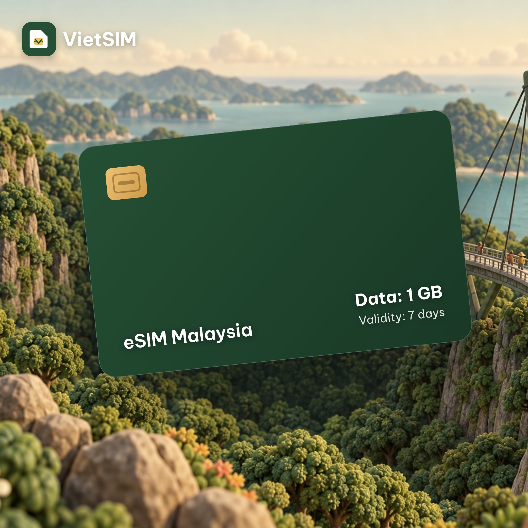 Malaysia eSIM 1GB 7 days