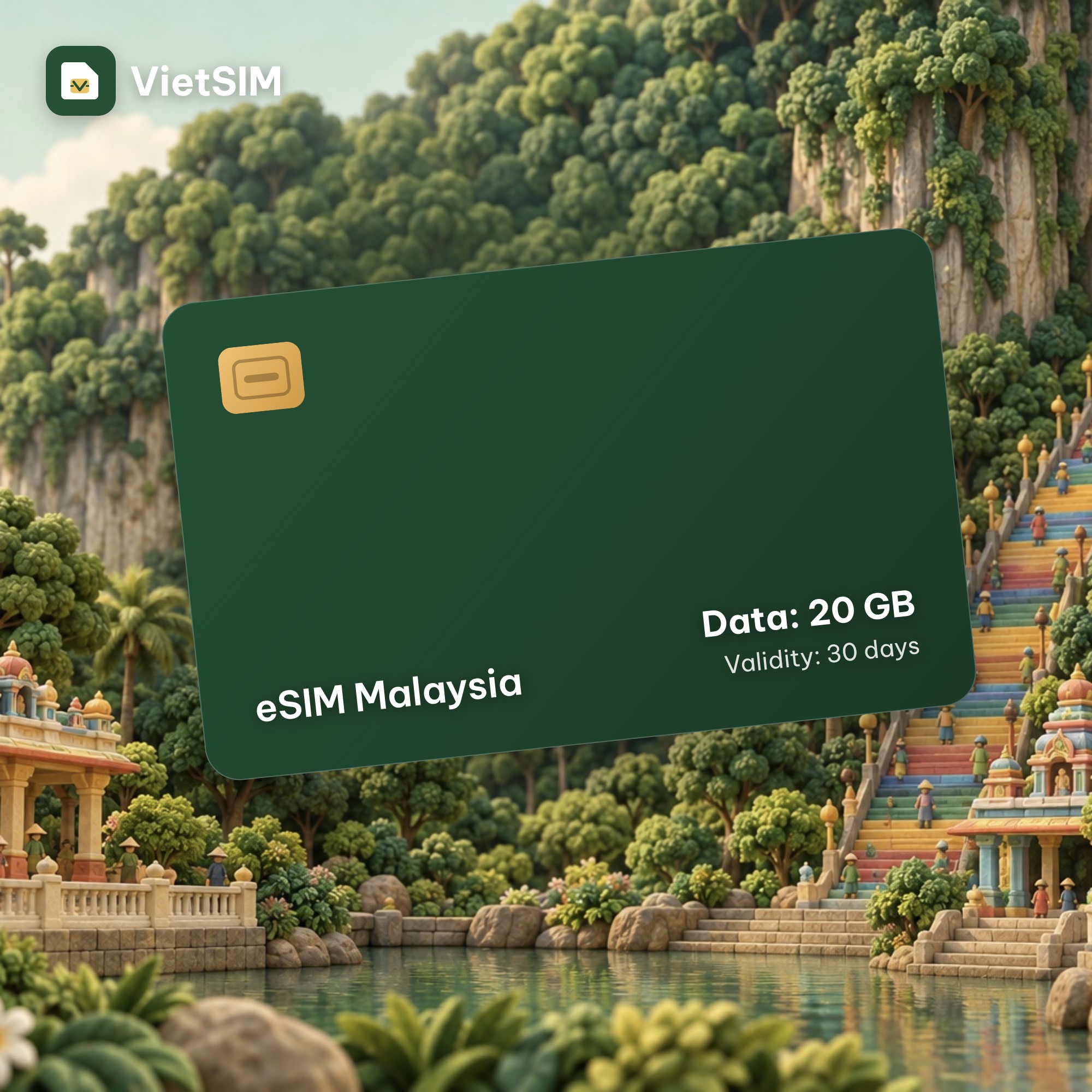 Malaysia eSIM 20GB 30 days