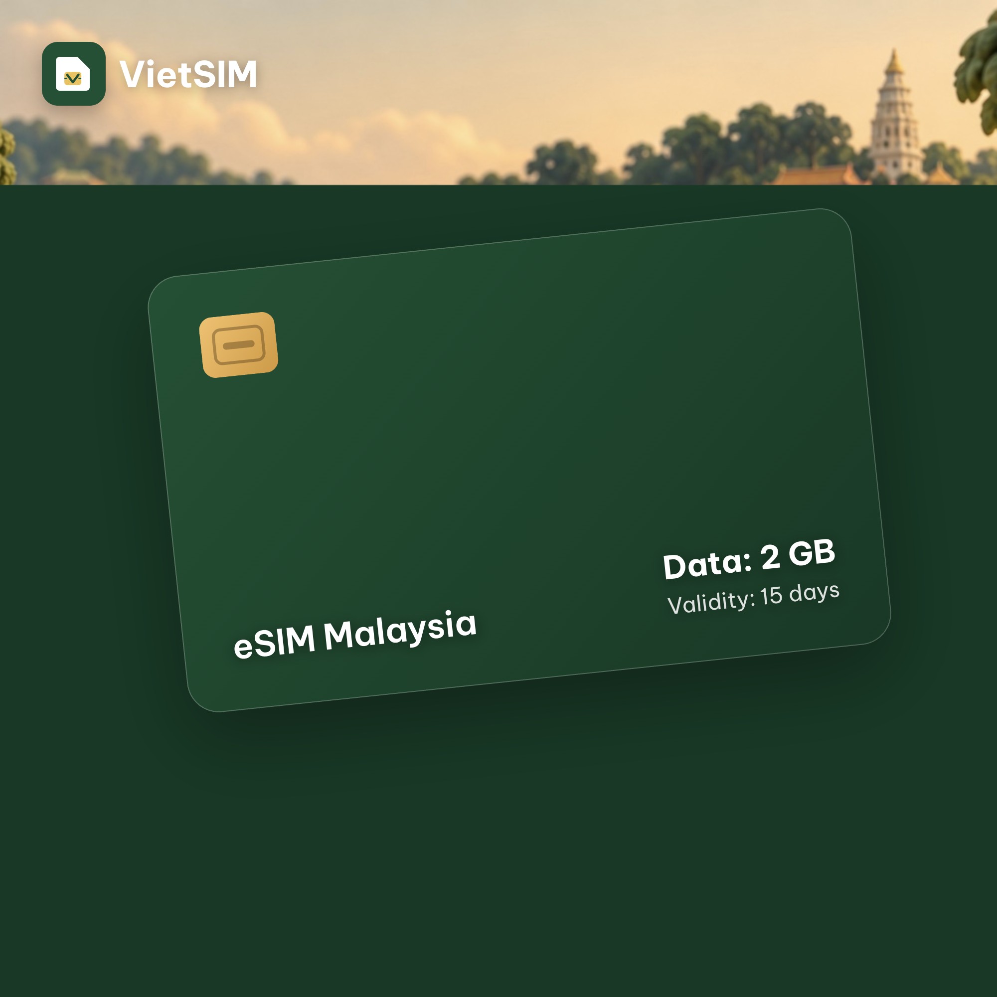 Malaysia eSIM 2GB 15 days