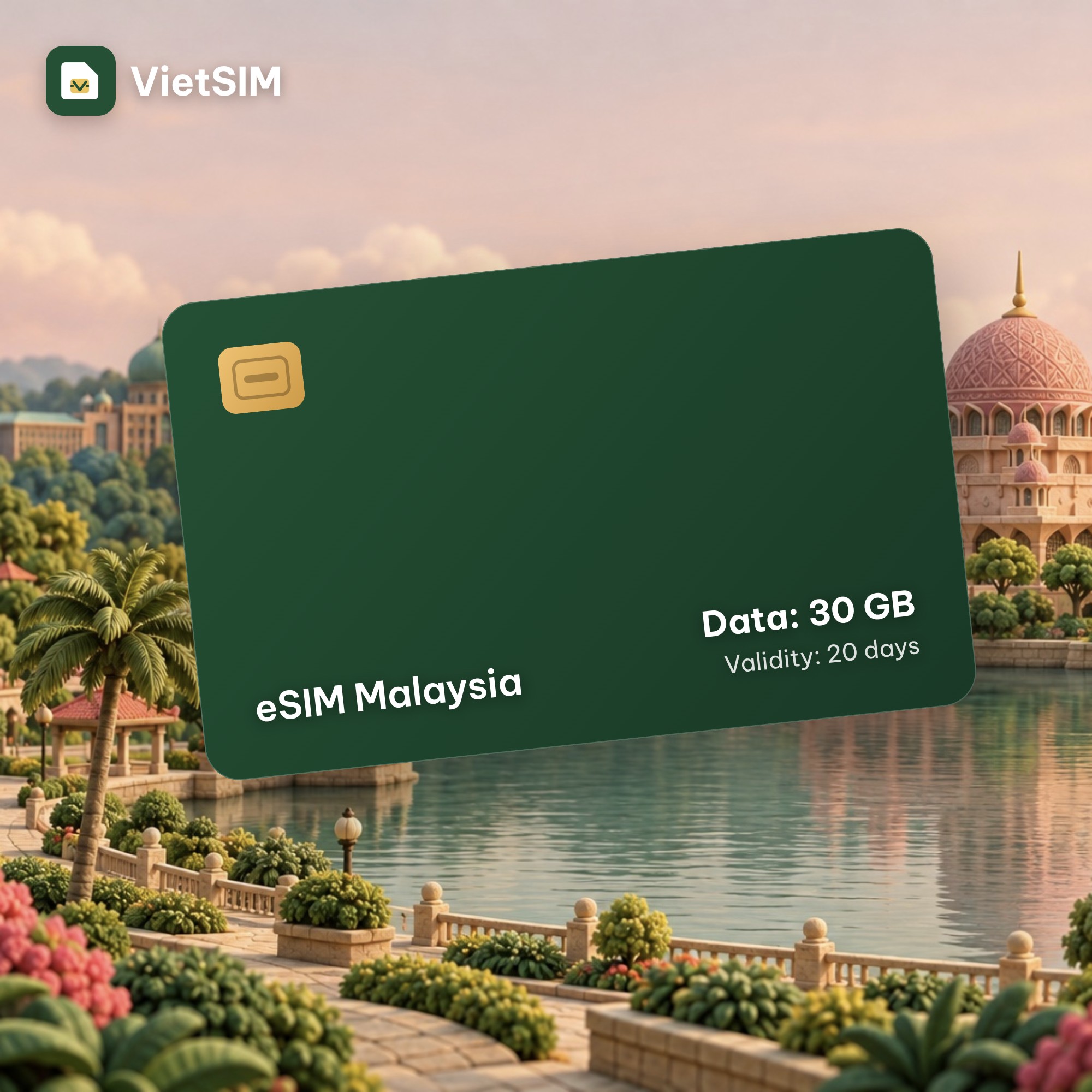 Malaysia eSIM 30GB 20 days