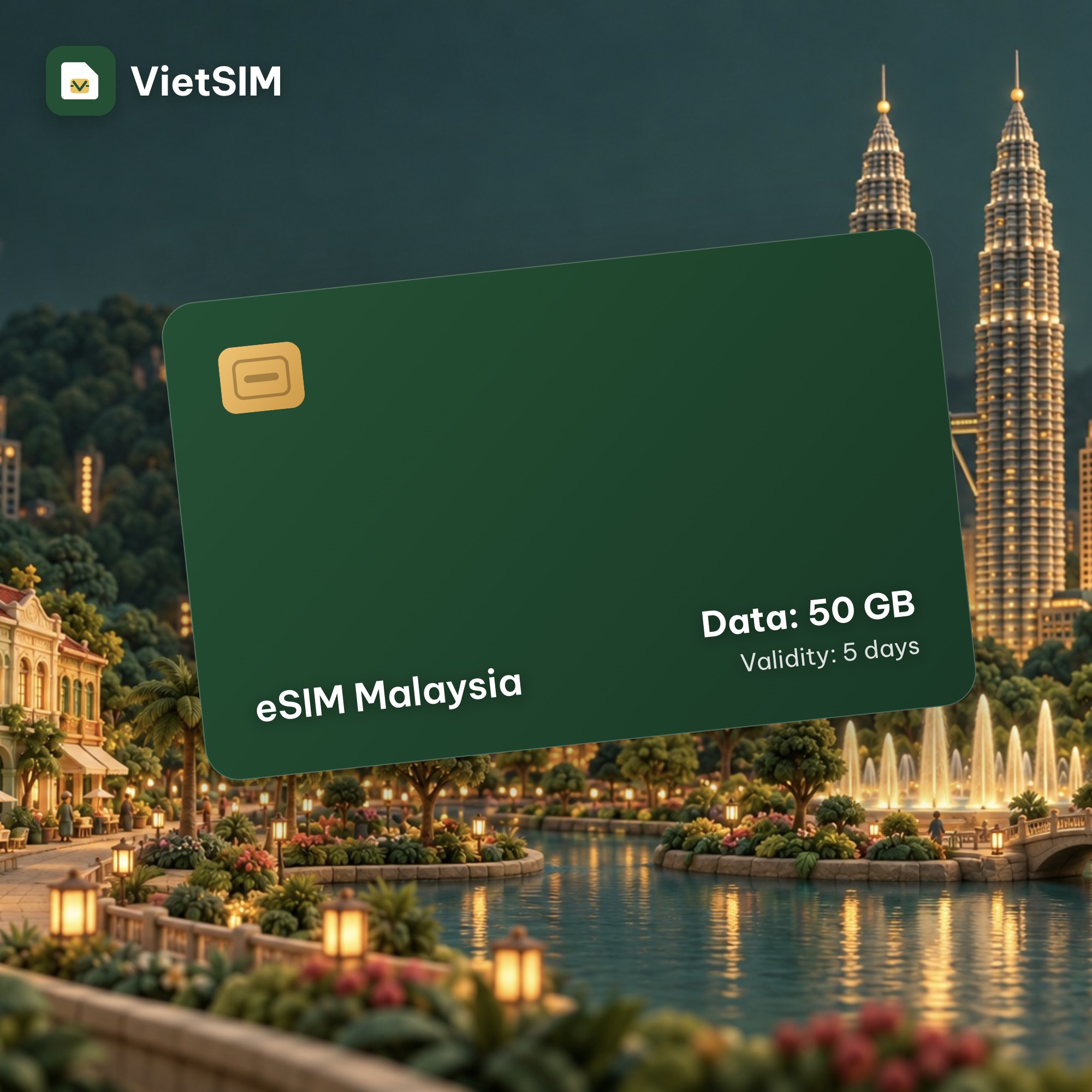 Malaysia eSIM 50GB 5 days