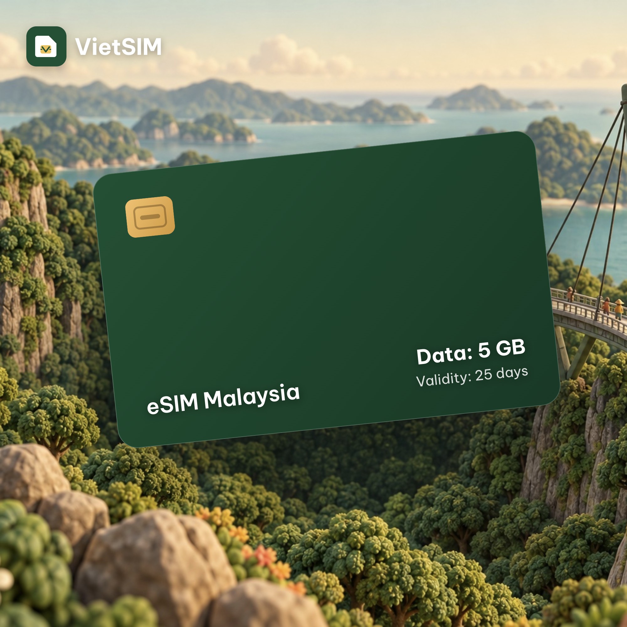 Malaysia eSIM 5GB 25 days