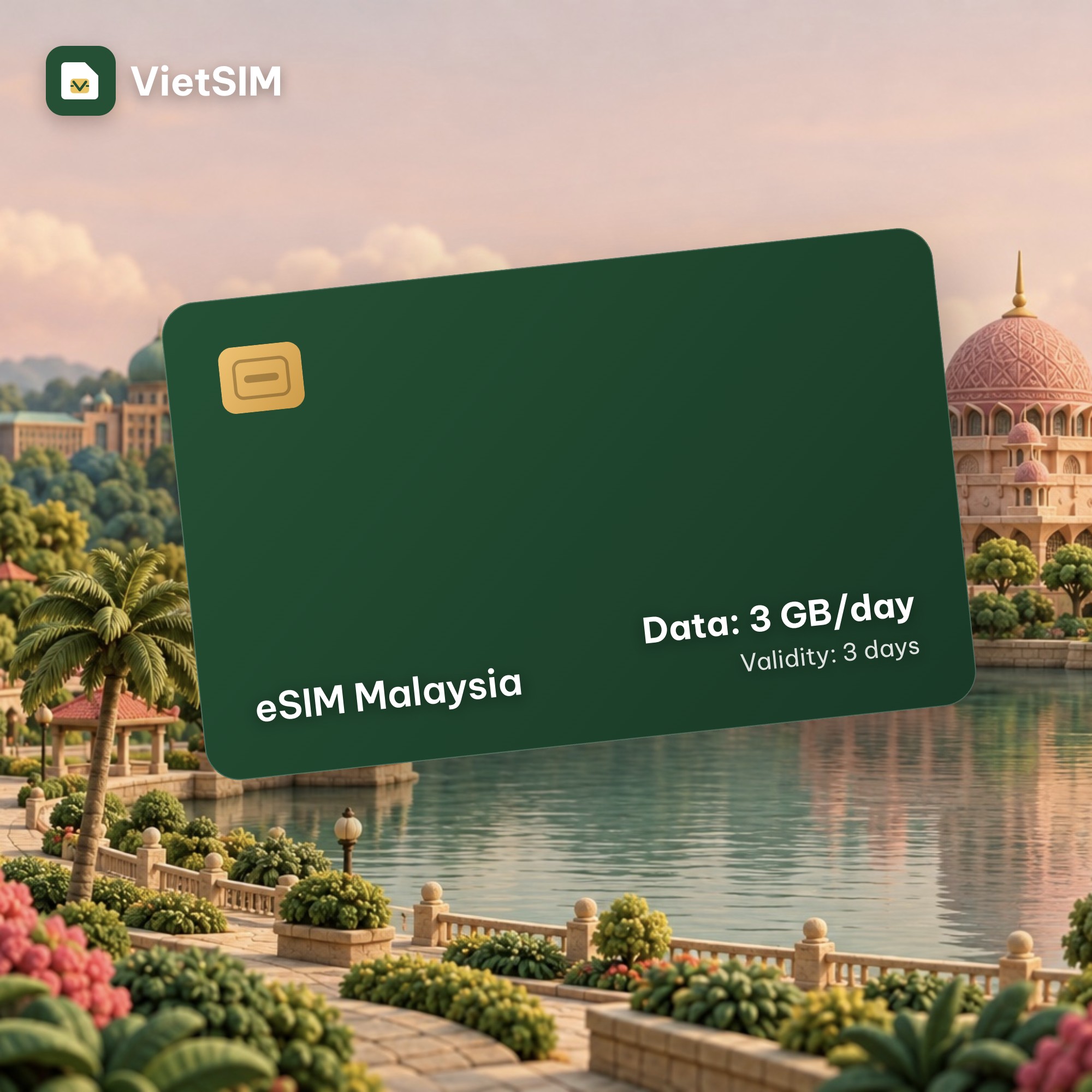 Malaysia eSIM Daily 3GB 3 days