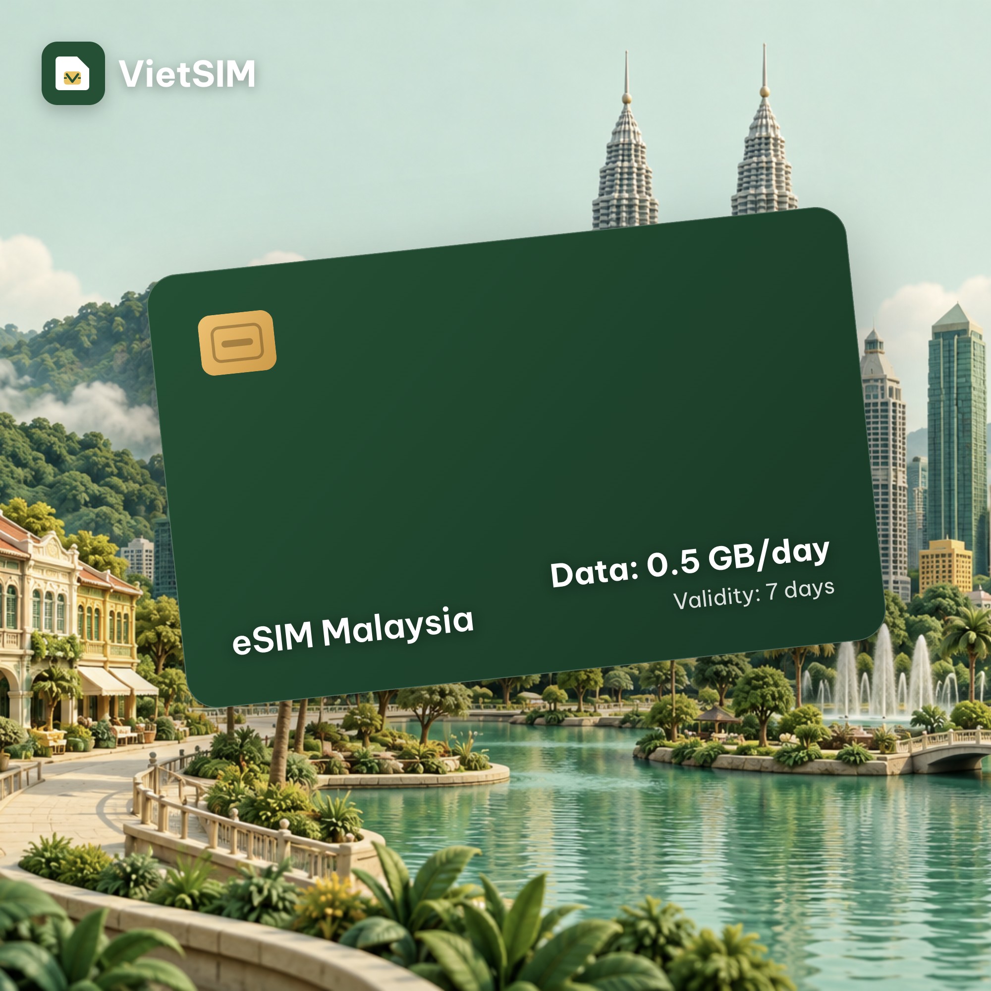 Malaysia eSIM Daily 500MB 7 days