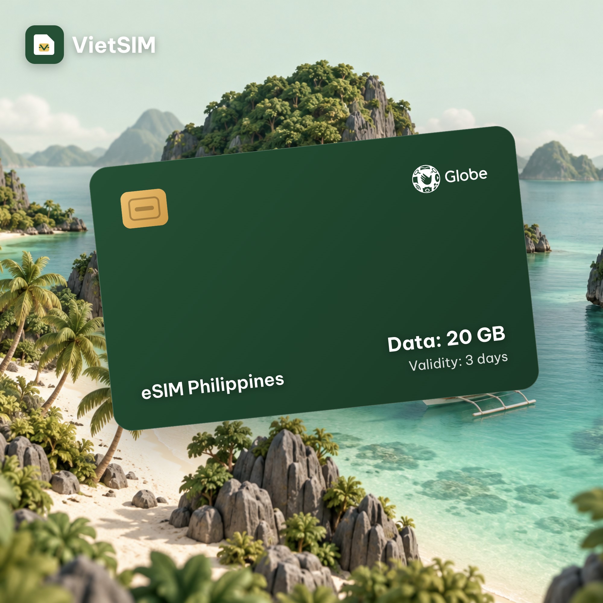Philippines eSIM 20GB 3 days