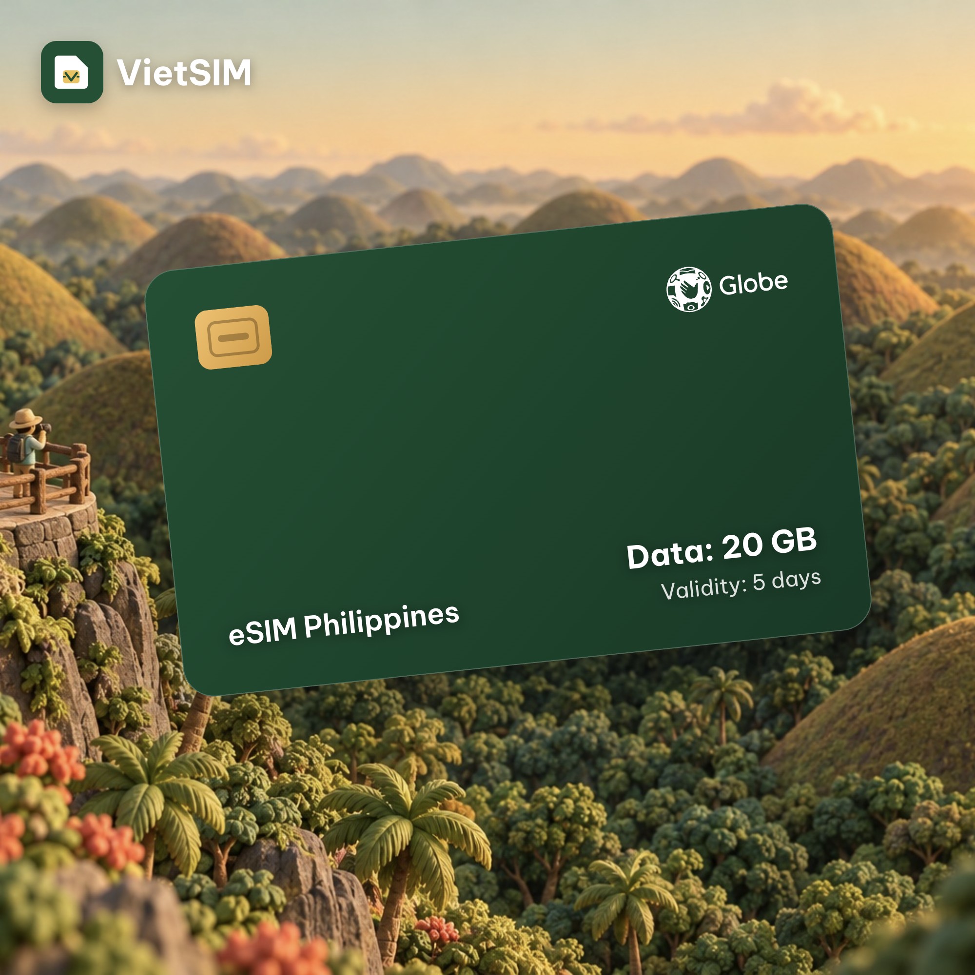 Philippines eSIM 20GB 5 days
