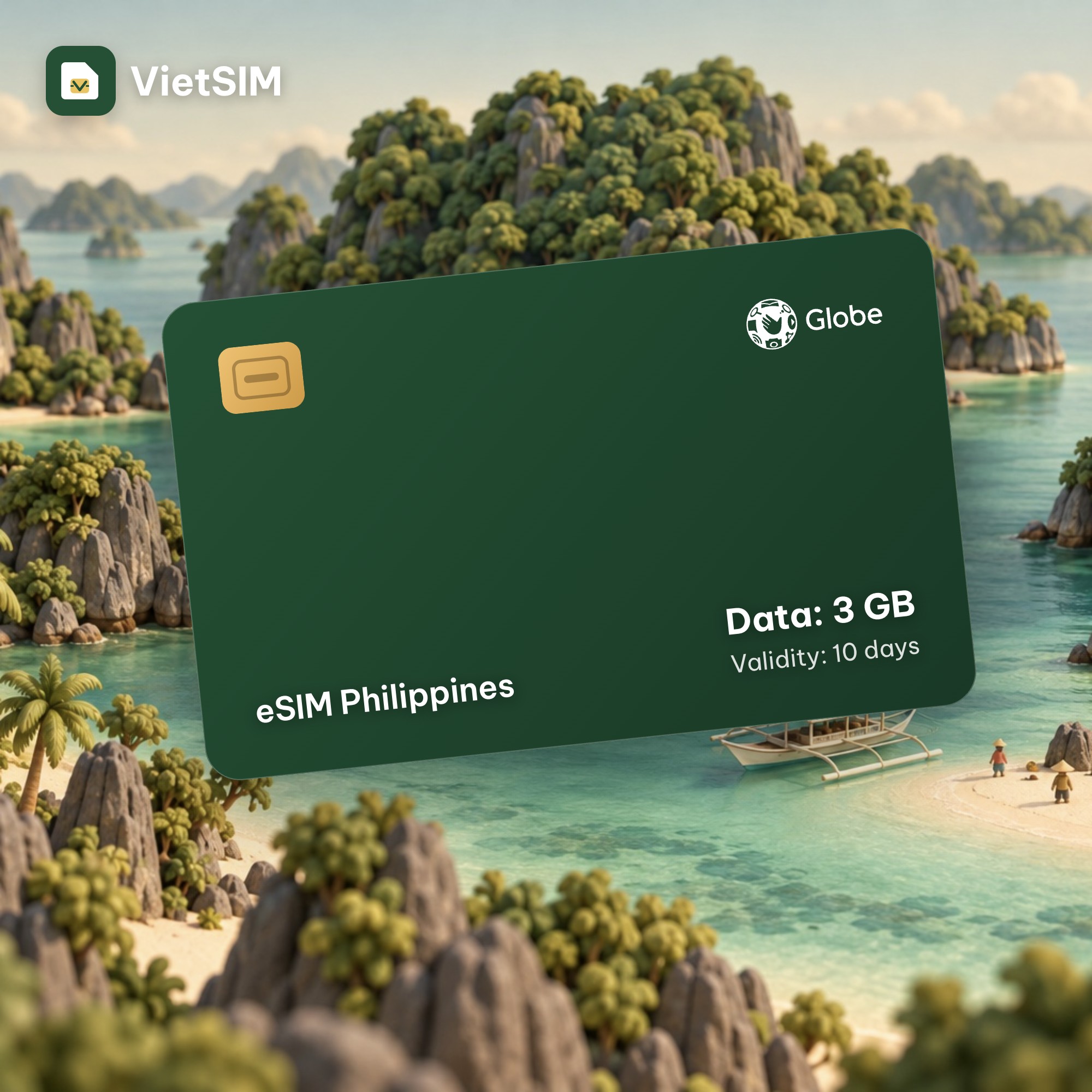 Philippines eSIM 3GB 10 days
