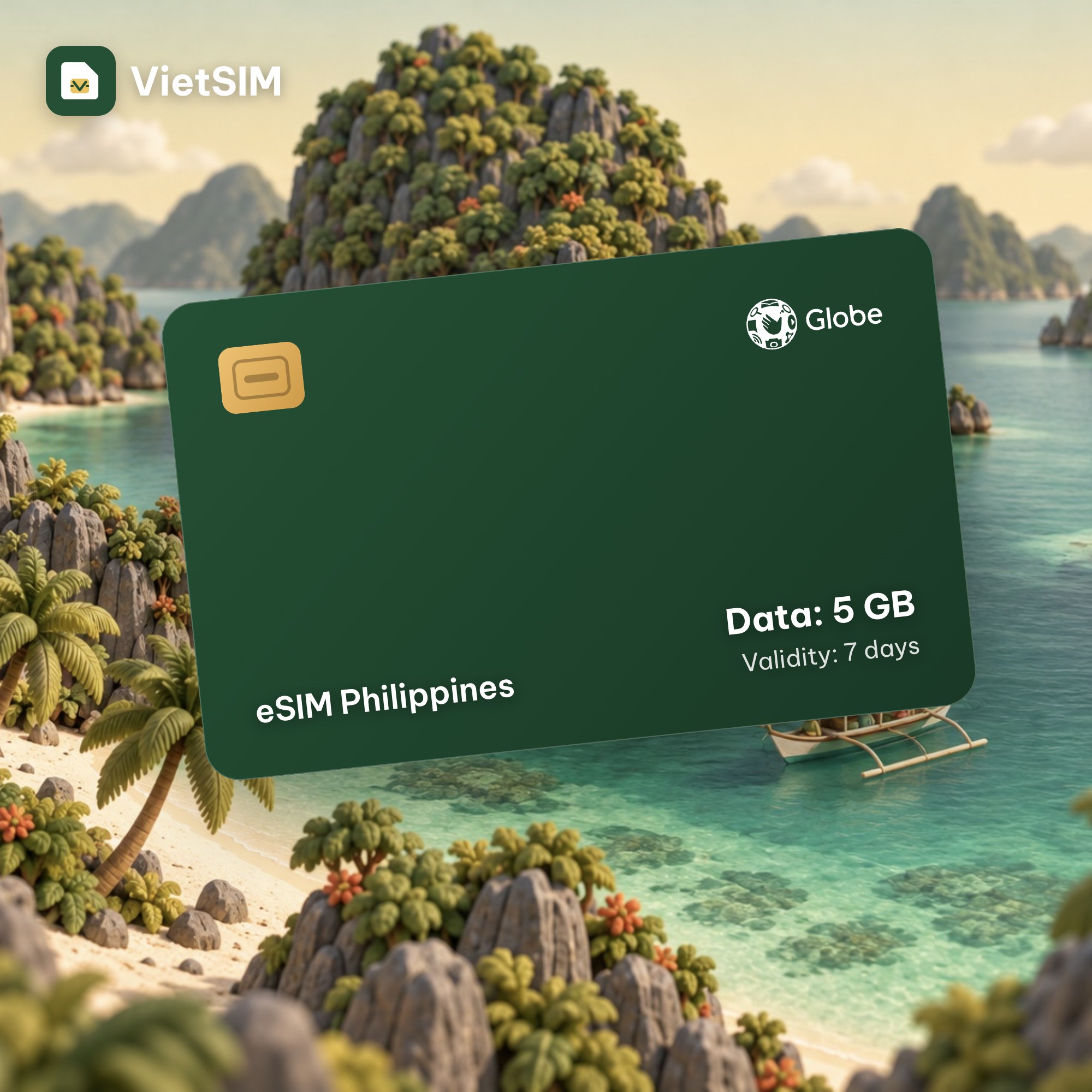 Philippines eSIM 5GB 7 days